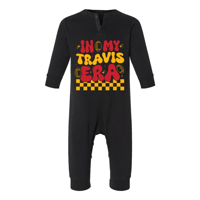 Retro Groovy In My Travis Era Infant Fleece One Piece