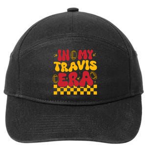 Retro Groovy In My Travis Era 7-Panel Snapback Hat