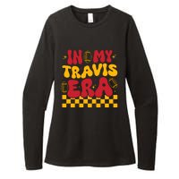 Retro Groovy In My Travis Era Womens CVC Long Sleeve Shirt