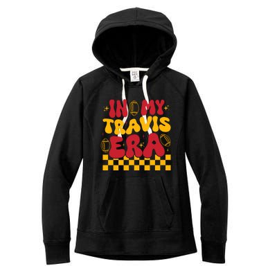 Retro Groovy In My Travis Era Women's Fleece Hoodie