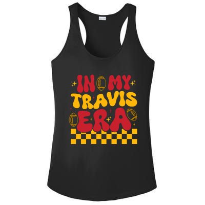 Retro Groovy In My Travis Era Ladies PosiCharge Competitor Racerback Tank