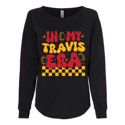 Retro Groovy In My Travis Era Womens California Wash Sweatshirt