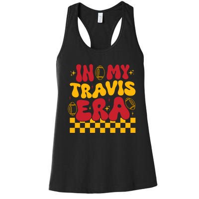 Retro Groovy In My Travis Era Women's Racerback Tank