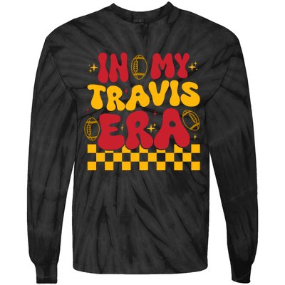 Retro Groovy In My Travis Era Tie-Dye Long Sleeve Shirt