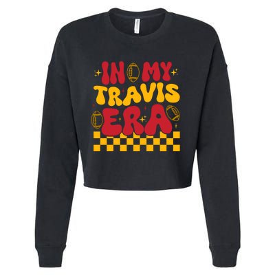 Retro Groovy In My Travis Era Cropped Pullover Crew