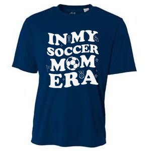 Retro Groovy In My Soccer Mom Era MotherS Day Soccer Mama Cooling Performance Crew T-Shirt