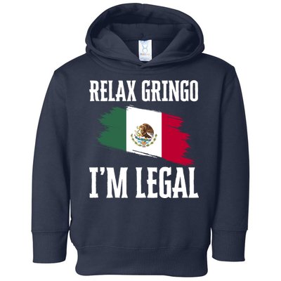 Relax Gringo Im Legal Funny Toddler Hoodie