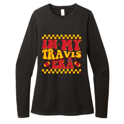 Retro Groovy In My Travis Era Womens CVC Long Sleeve Shirt