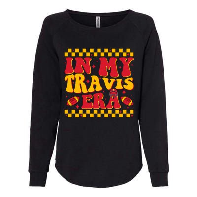 Retro Groovy In My Travis Era Womens California Wash Sweatshirt