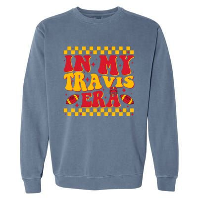 Retro Groovy In My Travis Era Garment-Dyed Sweatshirt