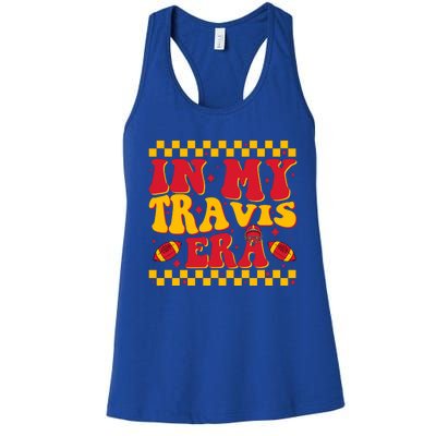 Retro Groovy In My Travis Era Women's Racerback Tank