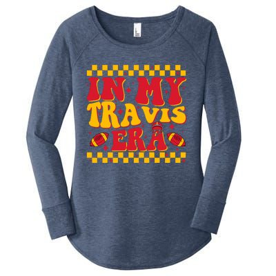 Retro Groovy In My Travis Era Women's Perfect Tri Tunic Long Sleeve Shirt