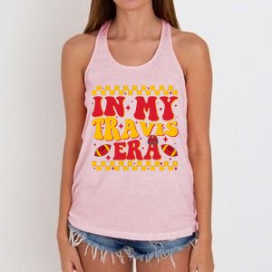 Retro Groovy In My Travis Era Women's Knotted Racerback Tank