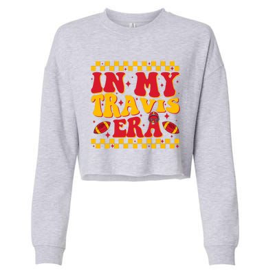 Retro Groovy In My Travis Era Cropped Pullover Crew