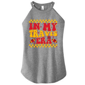 Retro Groovy In My Travis Era Women's Perfect Tri Rocker Tank