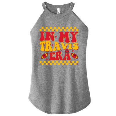 Retro Groovy In My Travis Era Women's Perfect Tri Rocker Tank