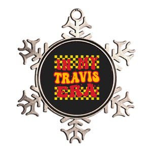 Retro Groovy In My Travis Era Metallic Star Ornament