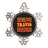 Retro Groovy In My Travis Era Metallic Star Ornament