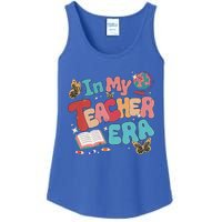 Retro Groovy In My Teacher Era Teaching Life Back To School Ladies Essential Tank