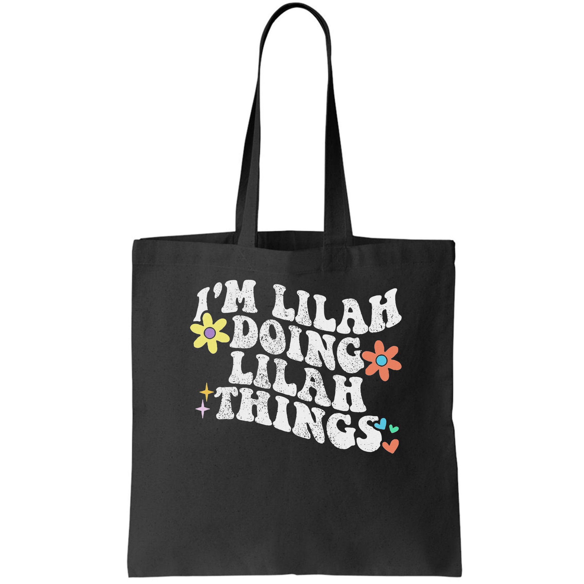 Retro Groovy Im Lilah Doing Lilah Things Funny Mother's Day Bag