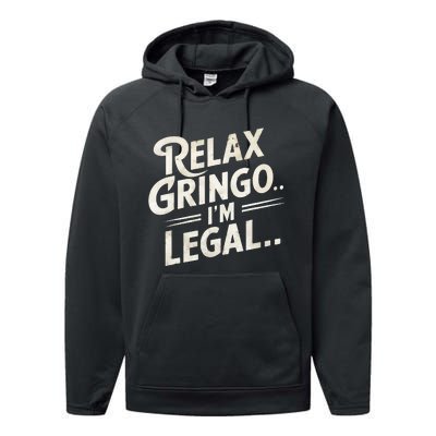 Relax Gringo Im Legal Performance Fleece Hoodie