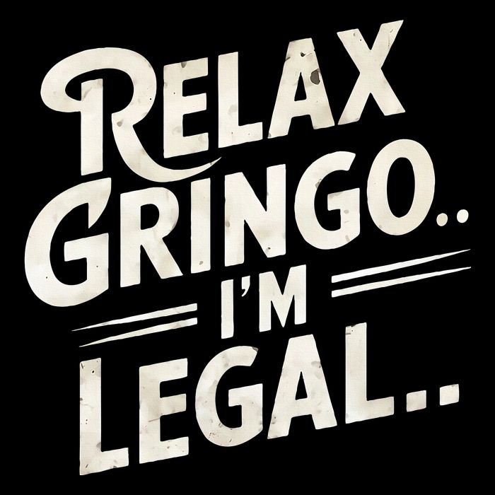 Relax Gringo Im Legal Drawstring Bag
