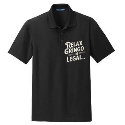 Relax Gringo Im Legal Dry Zone Grid Polo