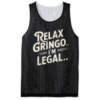 Relax Gringo Im Legal Mesh Reversible Basketball Jersey Tank