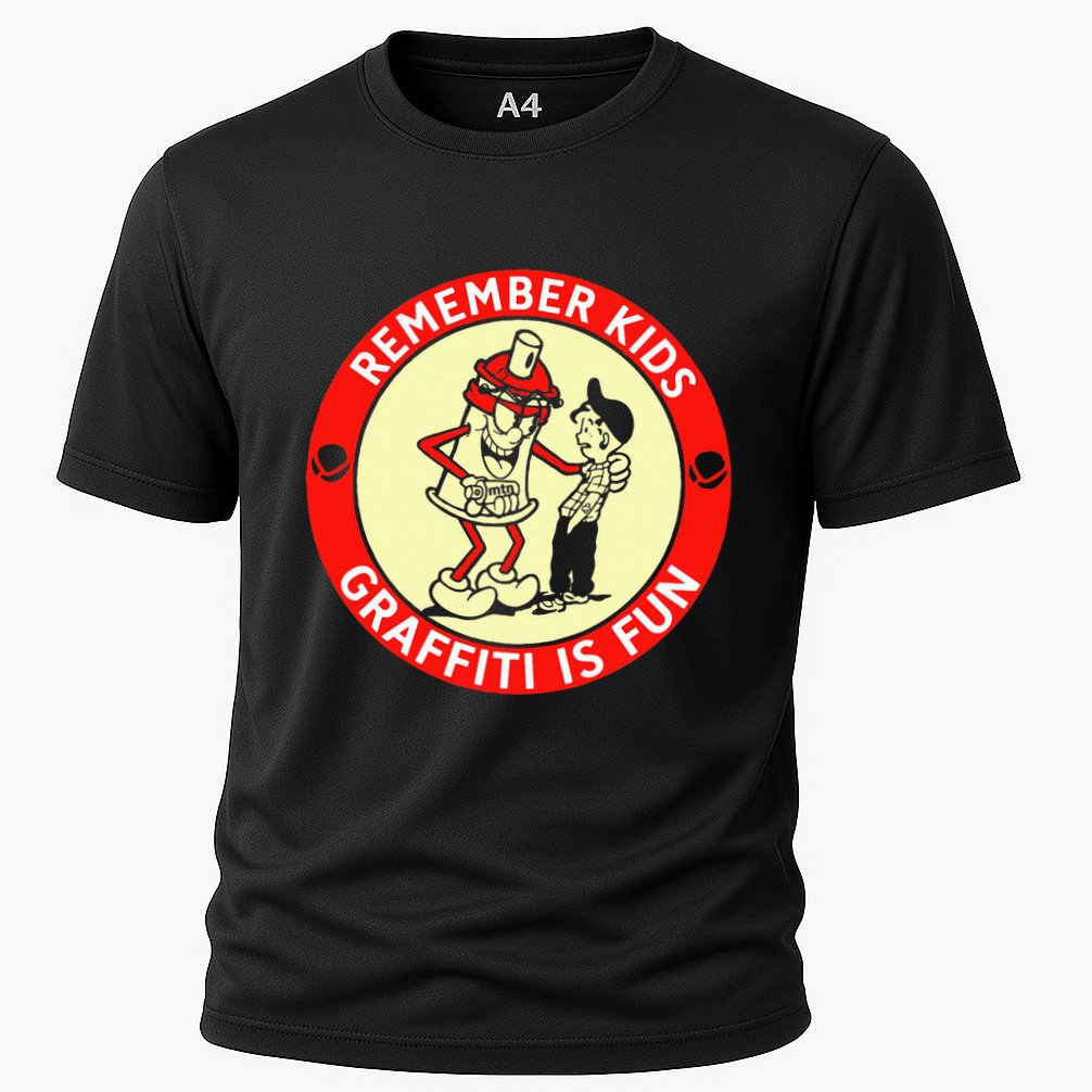Remember Graffiti Is Fun Performance Shirt