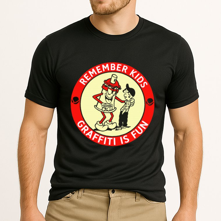 Remember Graffiti Is Fun Performance Shirt