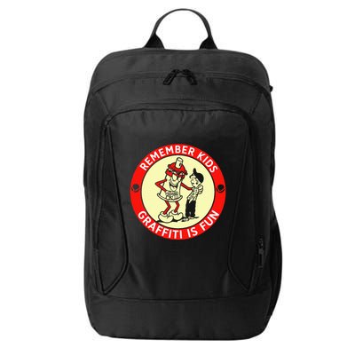 Remember Graffiti Is Fun City Backpack