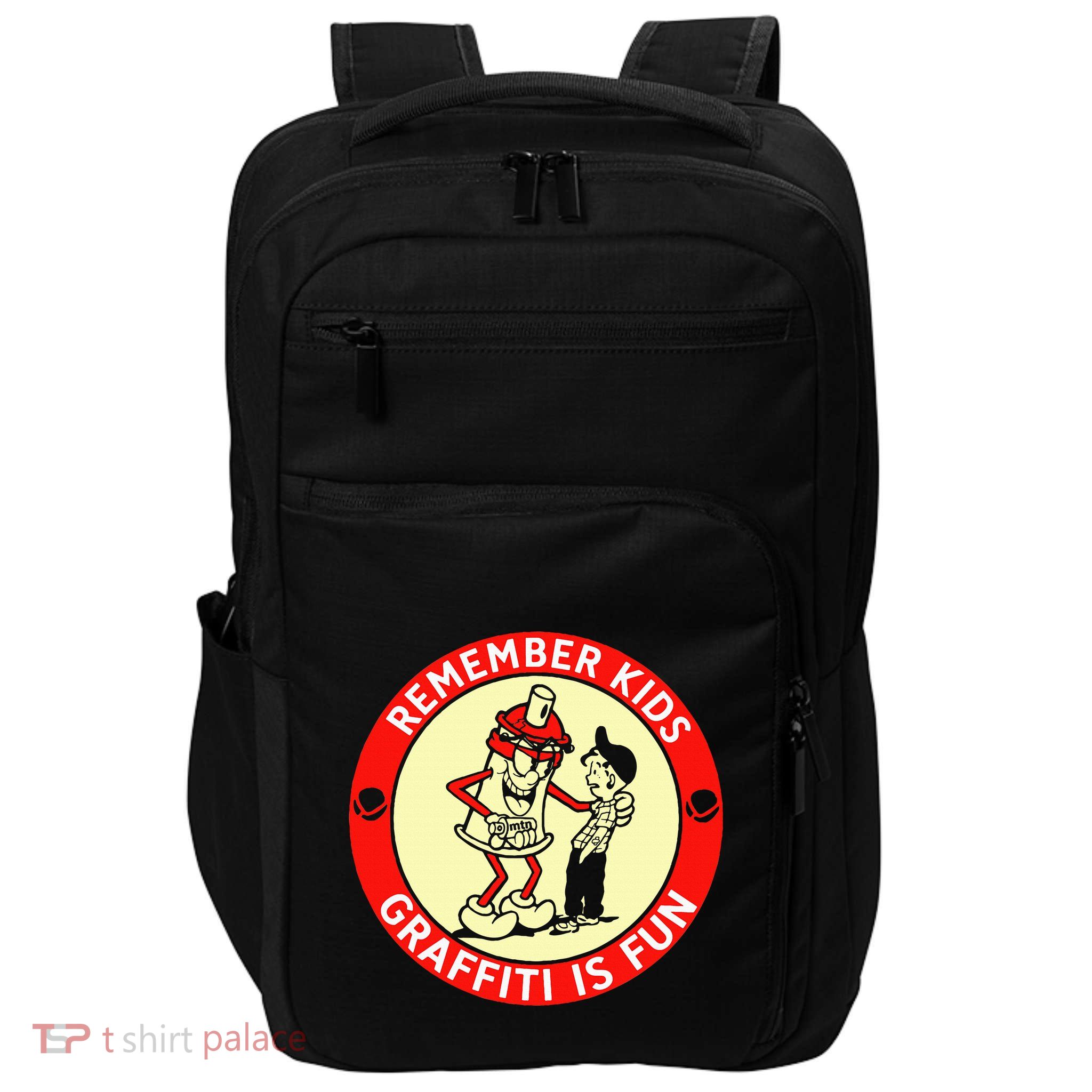 Remember Graffiti Is Fun Impact Tech Backpack