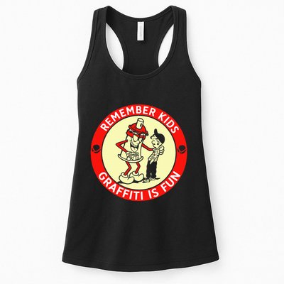 Remember Graffiti Is Fun Womens Tank Top