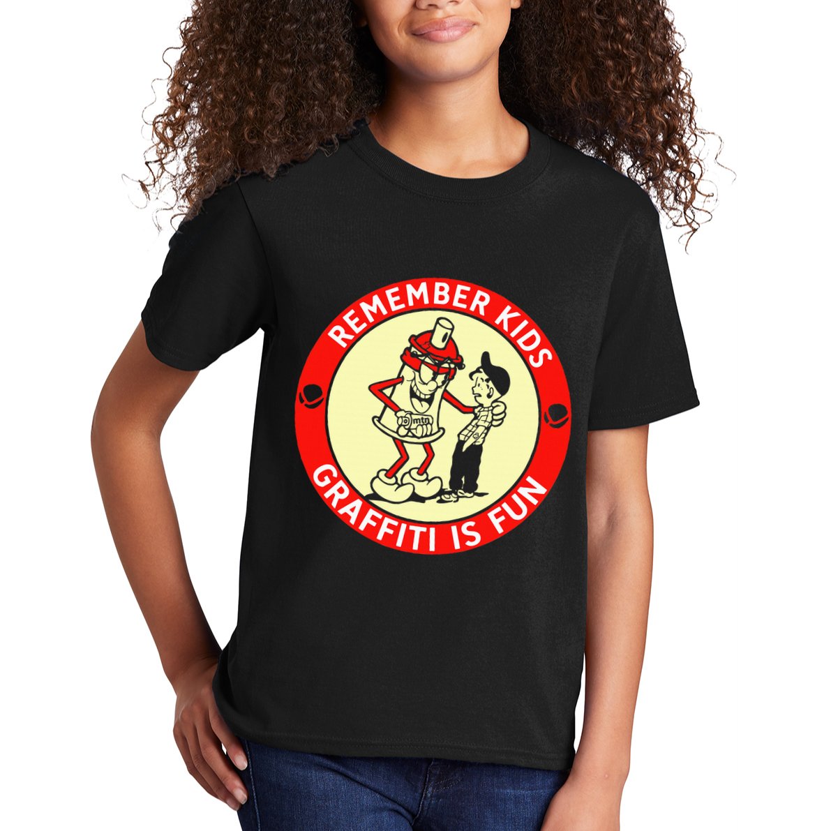 Remember Graffiti Is Fun Kids T-Shirt