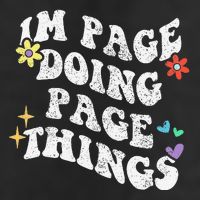 Retro Groovy Im Page Doing Page Things Funny MotherS Day Beanie