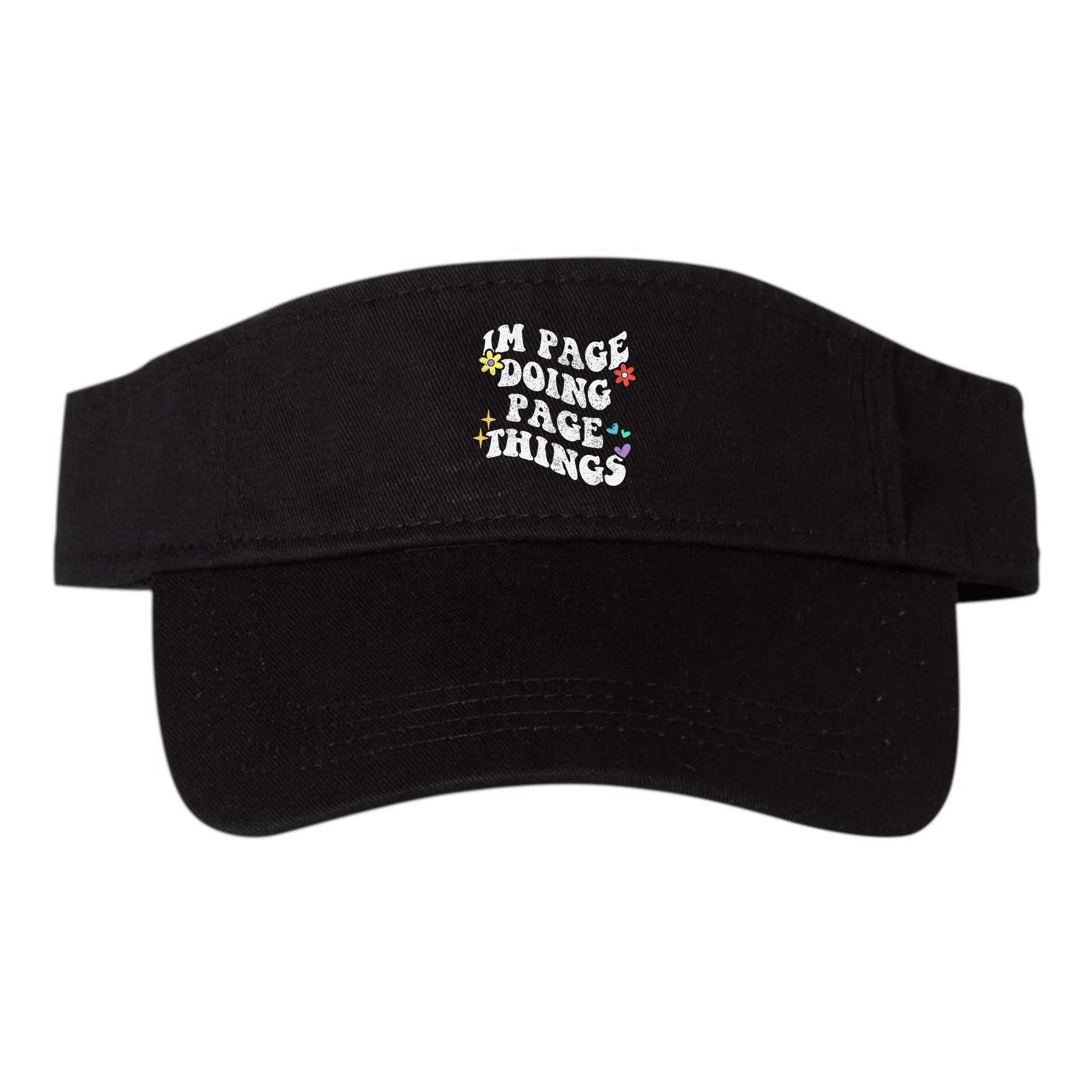 Retro Groovy Im Page Doing Page Things Funny MotherS Day Visor