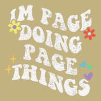 Retro Groovy Im Page Doing Page Things Funny MotherS Day Cooling Performance Crew T-Shirt