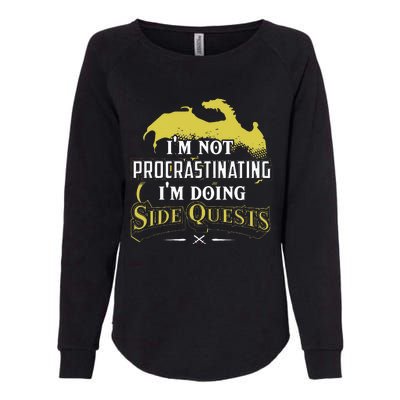 Rpg Gamer Im Doing Side Quests Womens California Wash Sweatshirt