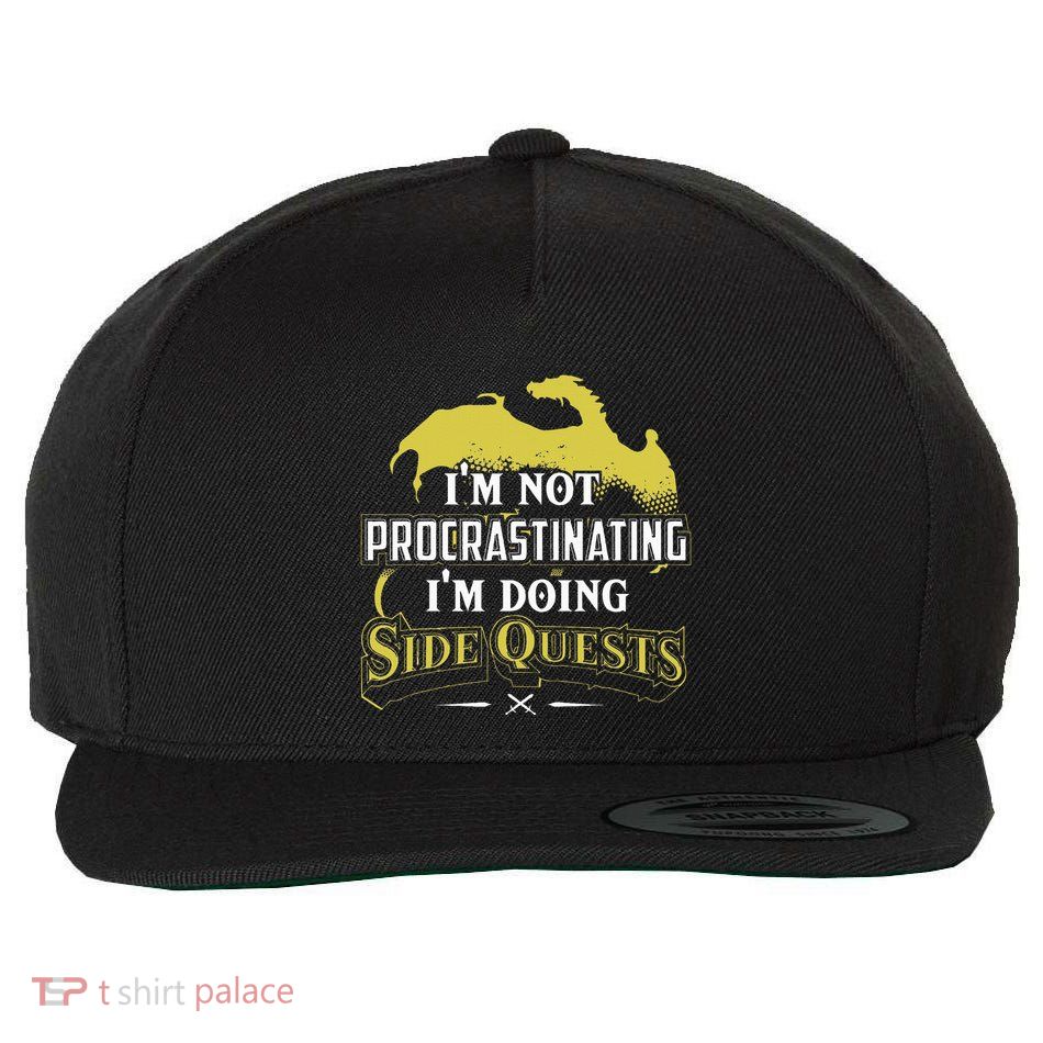 Rpg Gamer Im Doing Side Quests Wool Snapback Cap