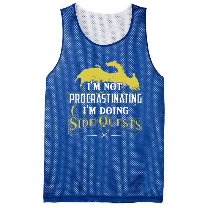 Rpg Gamer Im Doing Side Quests Mesh Reversible Basketball Jersey Tank