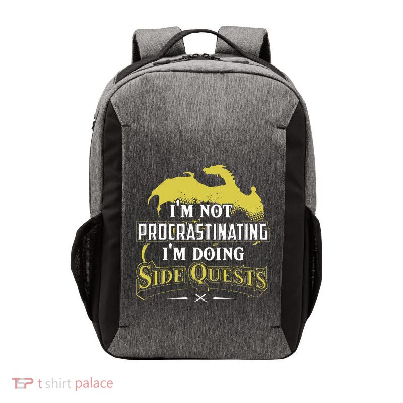 Rpg Gamer Im Doing Side Quests Vector Backpack