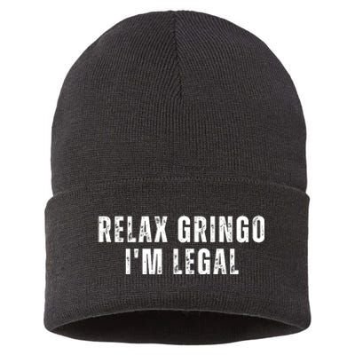 Relax Gringo Im Legal Sustainable Knit Beanie