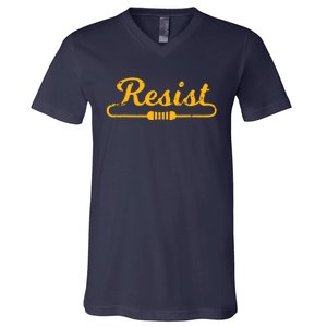 Resist Gift Idea For Electrical Engineers V-Neck T-Shirt