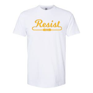 Resist Gift Idea For Electrical Engineers Softstyle CVC T-Shirt