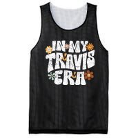 Retro Groovy In My Travis Era Mesh Reversible Basketball Jersey Tank