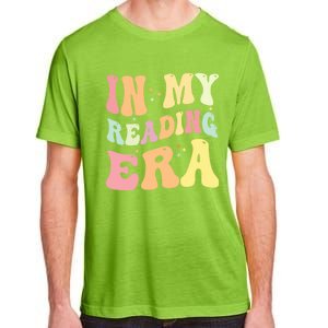 Retro Groovy In My Reading Era Book Lovers Book Reader Gift Adult ChromaSoft Performance T-Shirt