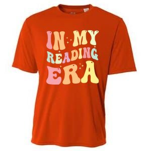 Retro Groovy In My Reading Era Book Lovers Book Reader Gift Cooling Performance Crew T-Shirt