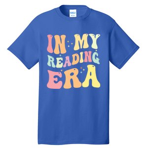 Retro Groovy In My Reading Era Book Lovers Book Reader Gift Tall T-Shirt