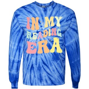 Retro Groovy In My Reading Era Book Lovers Book Reader Gift Tie-Dye Long Sleeve Shirt