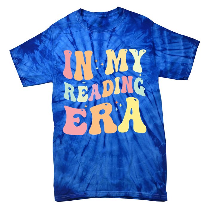 Retro Groovy In My Reading Era Book Lovers Book Reader Gift Tie-Dye T-Shirt